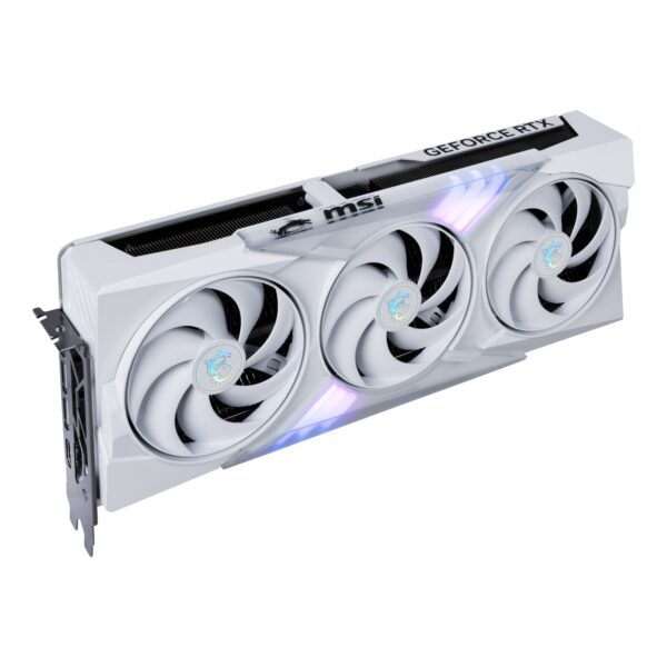 MSI GeForce RTX 5070 GAMING TRIO OC 12GB Graphics Card – White - Image 4